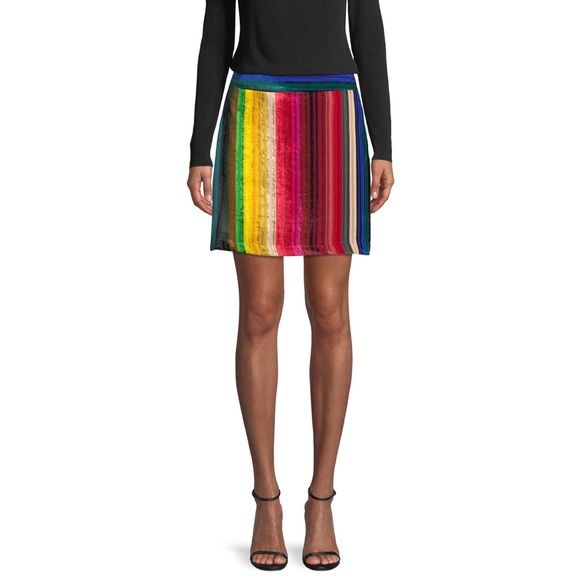 Milly velvet rainbow skirt 🌈 - Picture 1 of 4